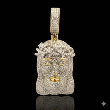 QUASAR 4.27 CTW 925 CZ MOISSANITE GOLD PENDANT I 995762