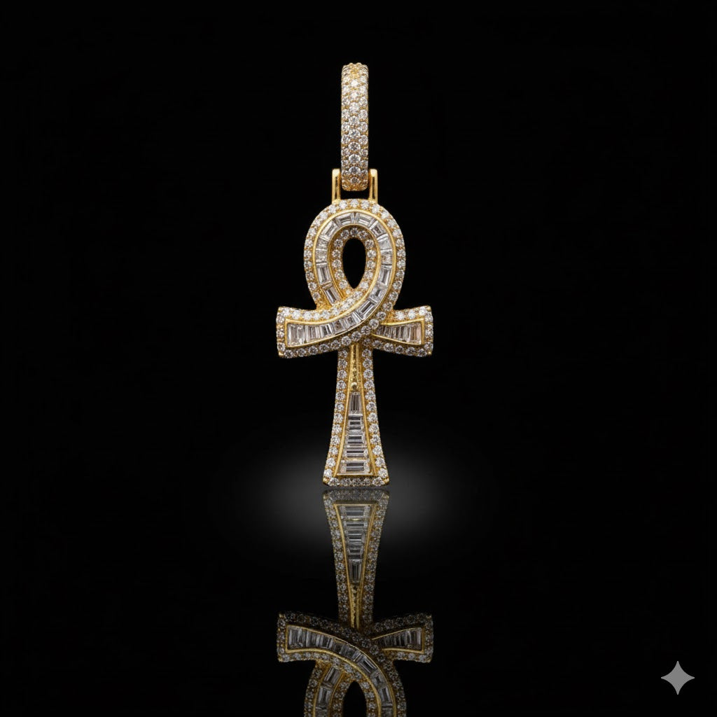 CALYPSO 2.05 CTW 925 CZ MOISSANITE GOLD PENDANT I 995892