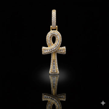 CALYPSO 2.05 CTW 925 CZ MOISSANITE GOLD PENDANT I 995892