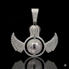 999741 | 7.87ctw VVS/D 925 Moissanite Rhodium Pendant