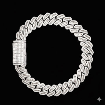 998911 | 925 Silver Moissanite Rhodium Bracelet
