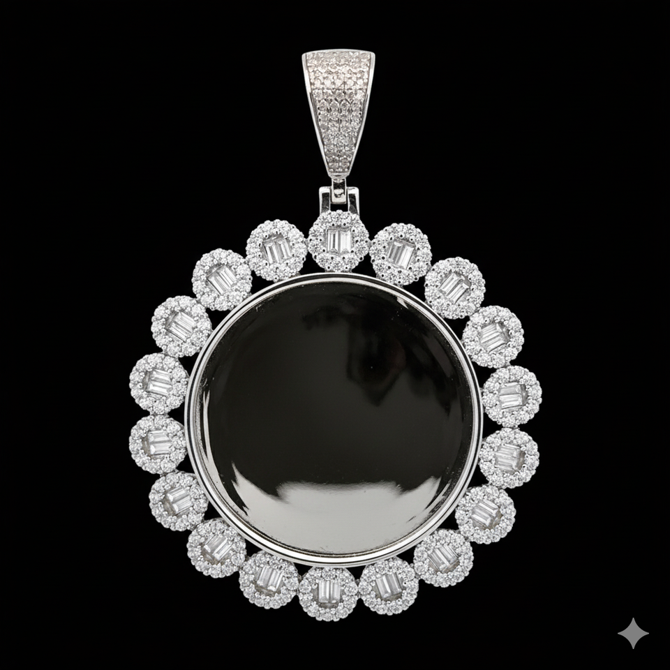 9223691 | 925 Silver CZ Rhodium Pendants