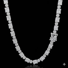 ORIN 5MM RHODIUM MOISSANITE ICED OUT CHAIN  |  995811