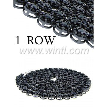 CZ FLOWER CHAIN ONE ROW IN 18''-30'' - 960043