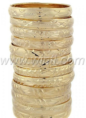 Oro Laminado Gold Filled Bangles 015