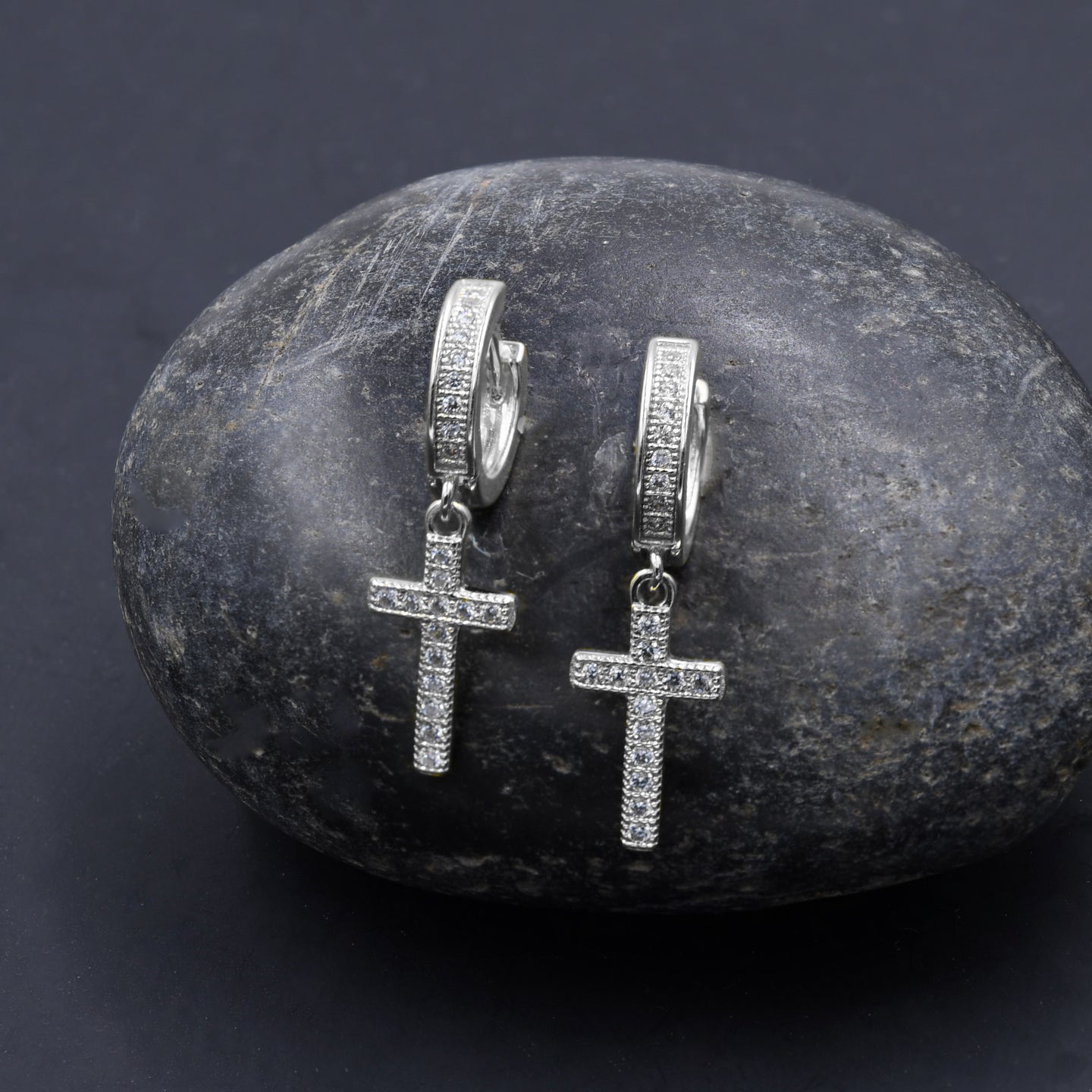 ANGELICA SILVER MOISSANITE EARRINGS I 991781
