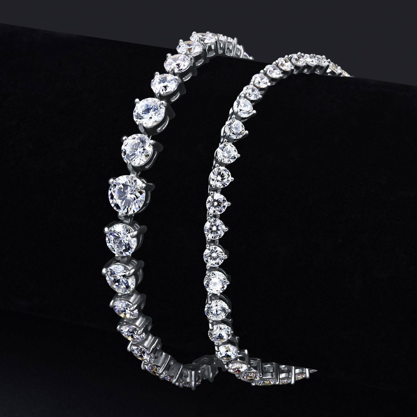 VERGLAS BRASS 7MM ICED OUT CHAIN CZ I 963011