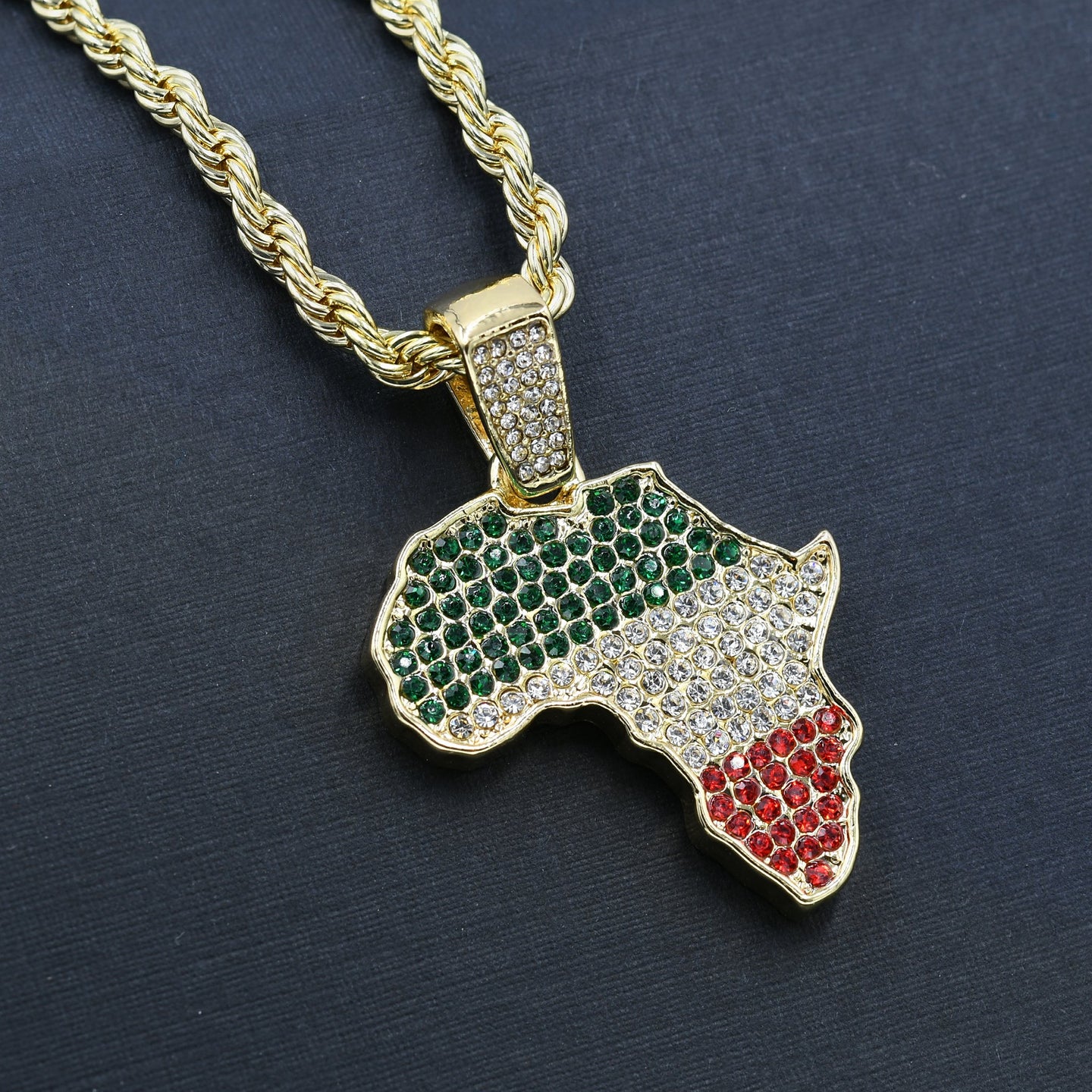 AFRICA Necklace Hip Hop | D911272