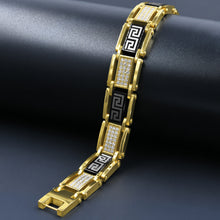 Steel Bracelet with CZ 2802-D