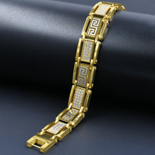 Steel Bracelet with CZ 2802-C