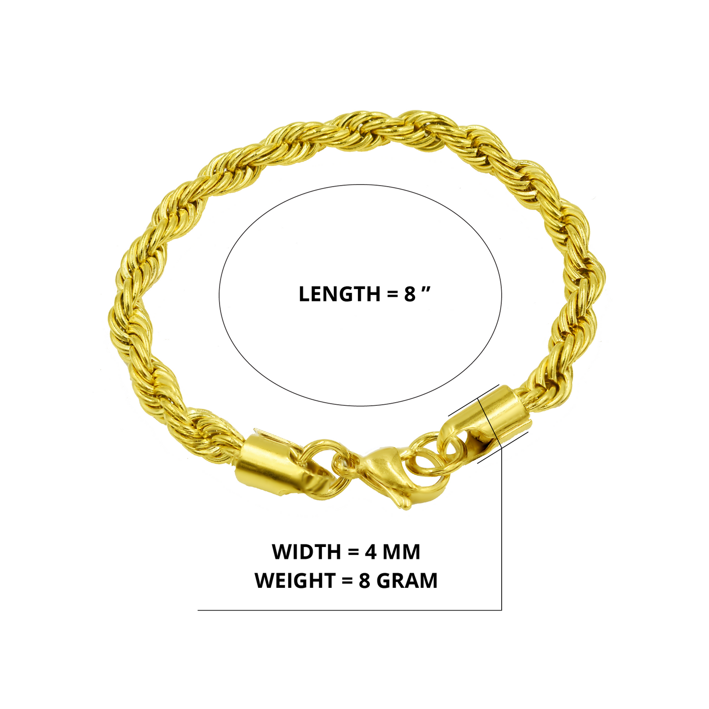 NATTY Steel Rope Bracelet |939112