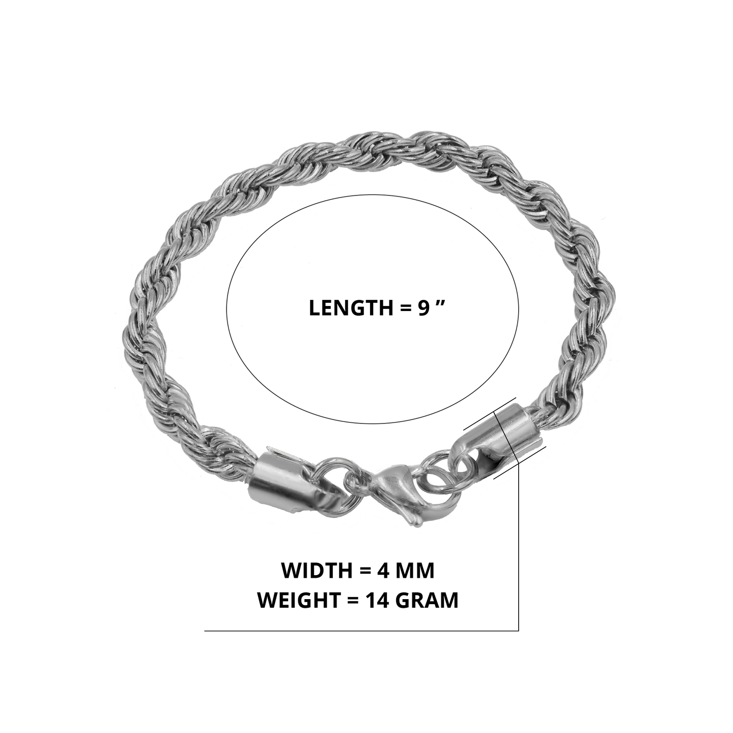 NATTY Steel Rope Bracelet |939111