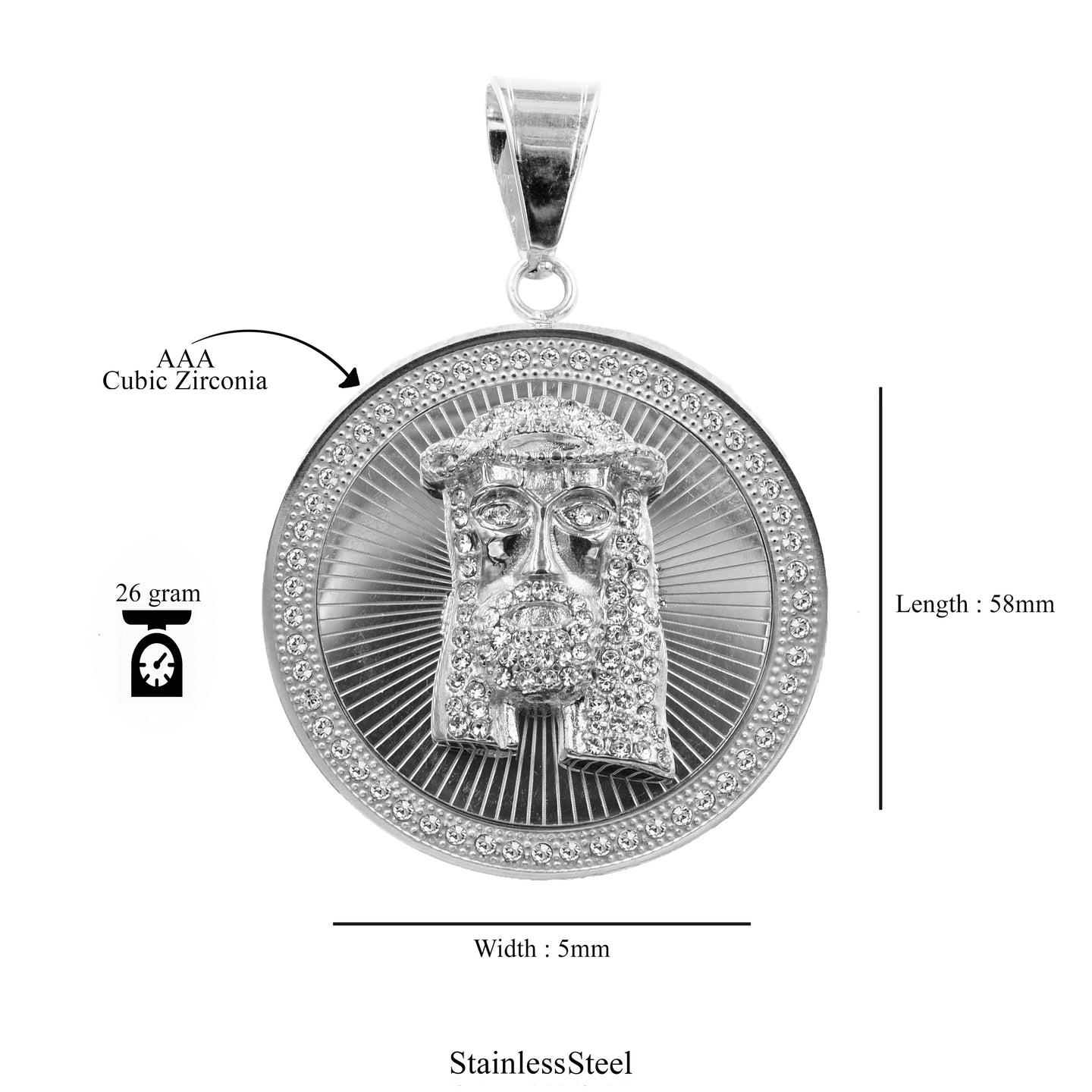 EXALTED Steel Pendant | 939341