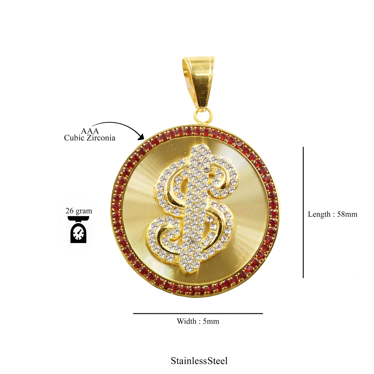 FADDY Steel Pendant | 939356