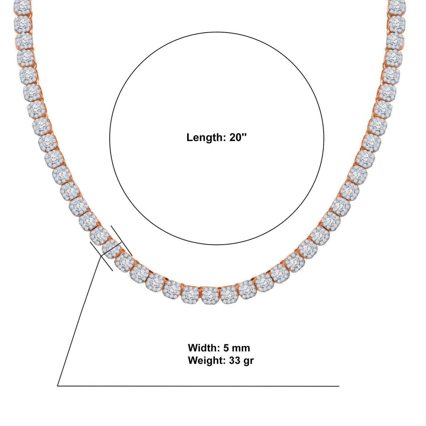 ICECUBE 6MM Square Tennis Chain  |  961685