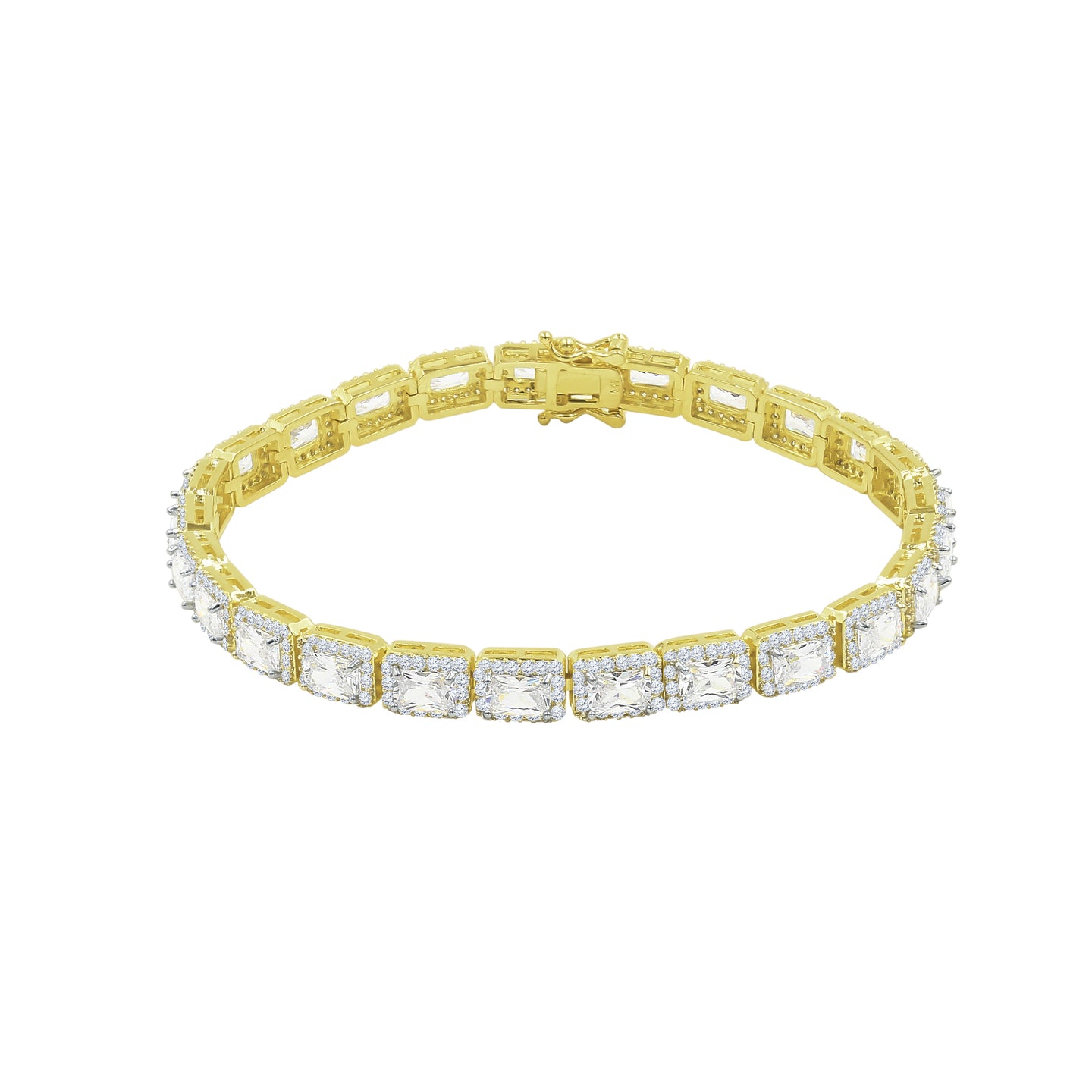 SHOWY 6MM SQUARE TENNIS BRACELET I 962222