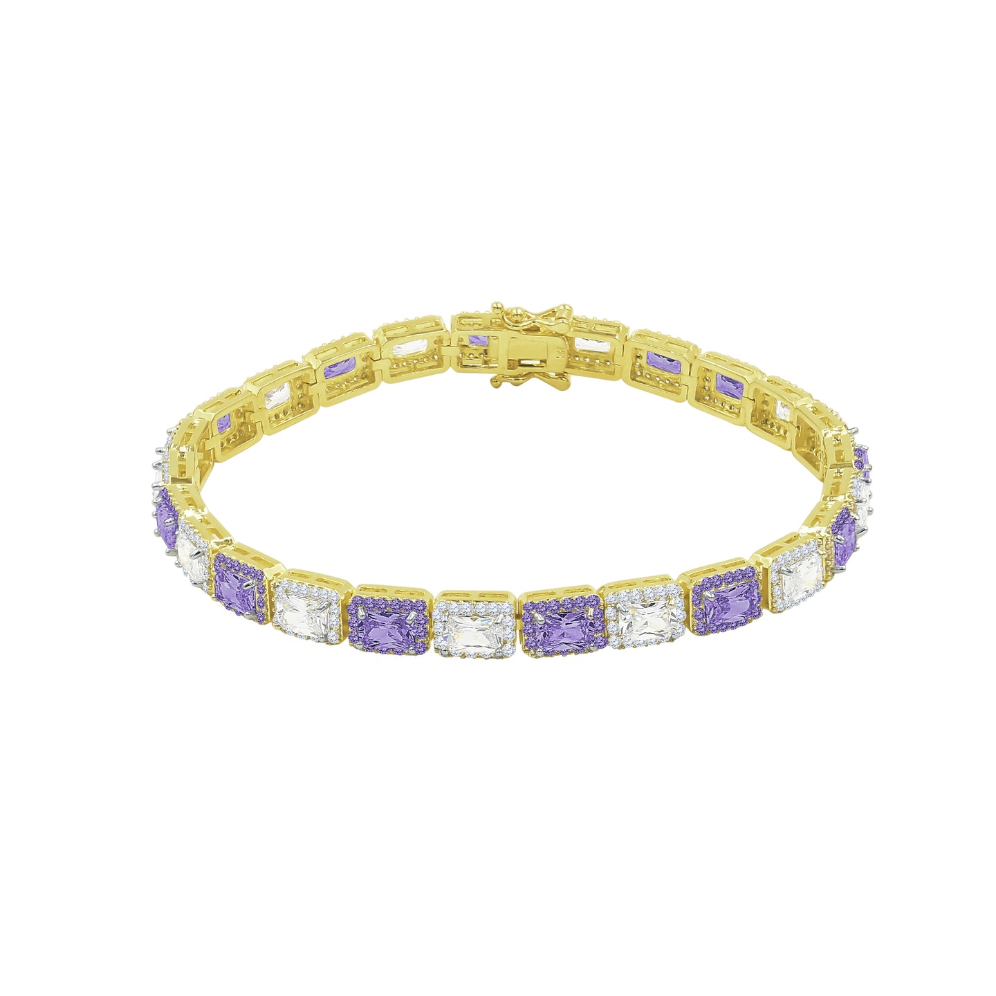 SHOWY 6MM SQUARE TENNIS BRACELET I 9622219