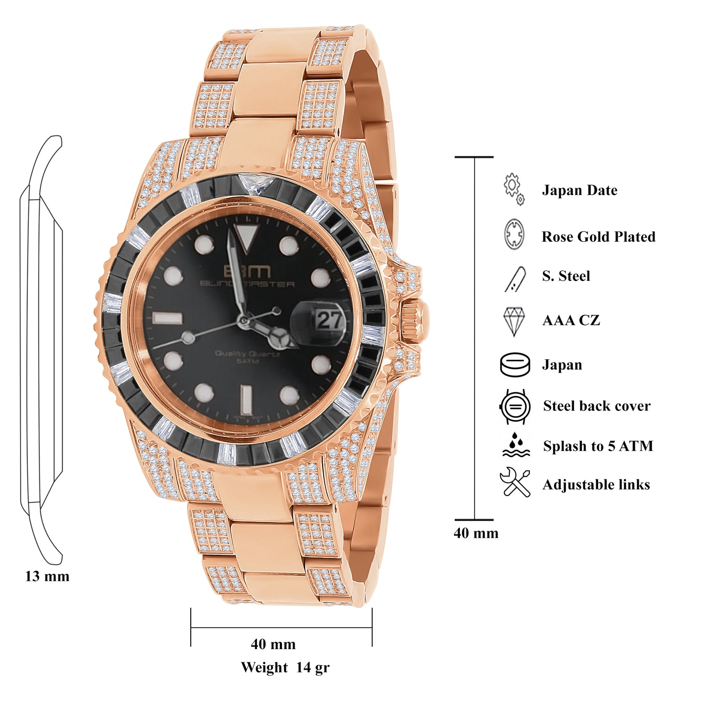 SONAR Steel CZ Watch | 5303416