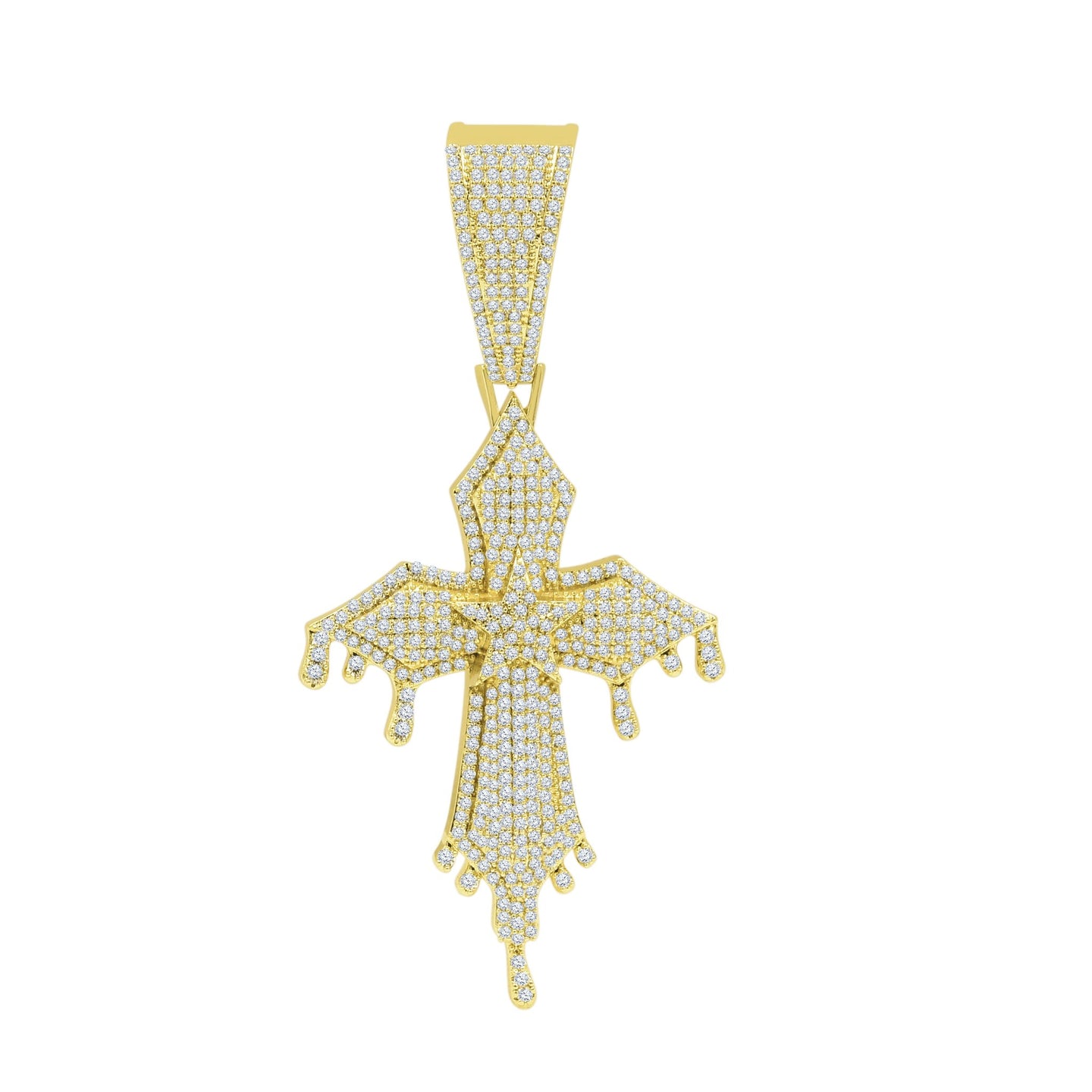 LUCENT DRIP CROSS PENDANT | 962422