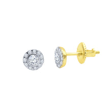 Ethical style stud earrings- 925 SILVER EARRINGS I 9211681