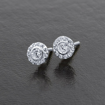 Ethical style stud earrings- 925 SILVER EARRINGS I 9211681