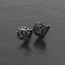 Ethical style stud earrings- 925 SILVER EARRINGS I 9211681