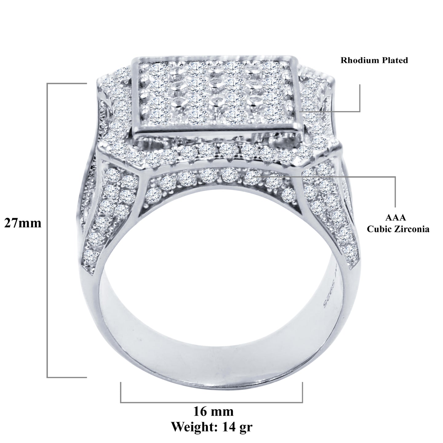 925 SILVER RING I 9211591