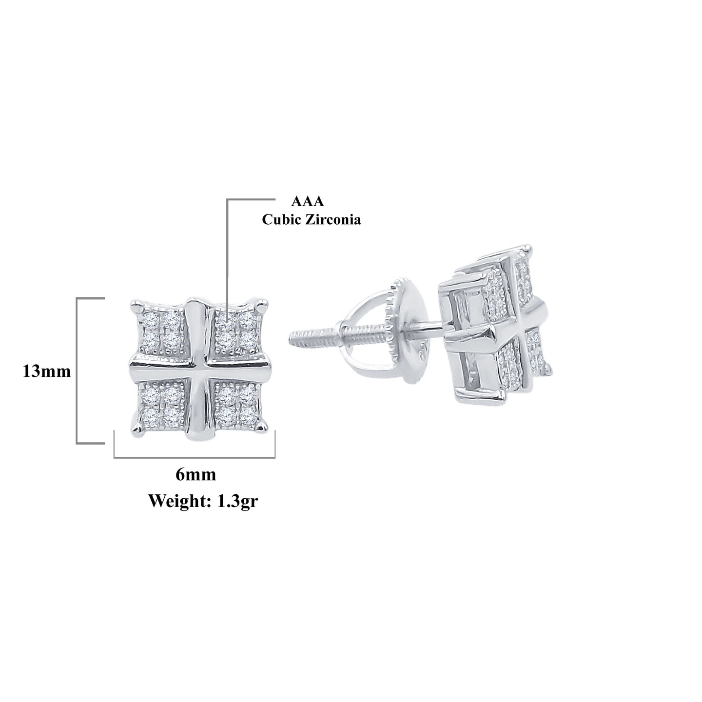 Miniature Screw Back Earrings | 9212231