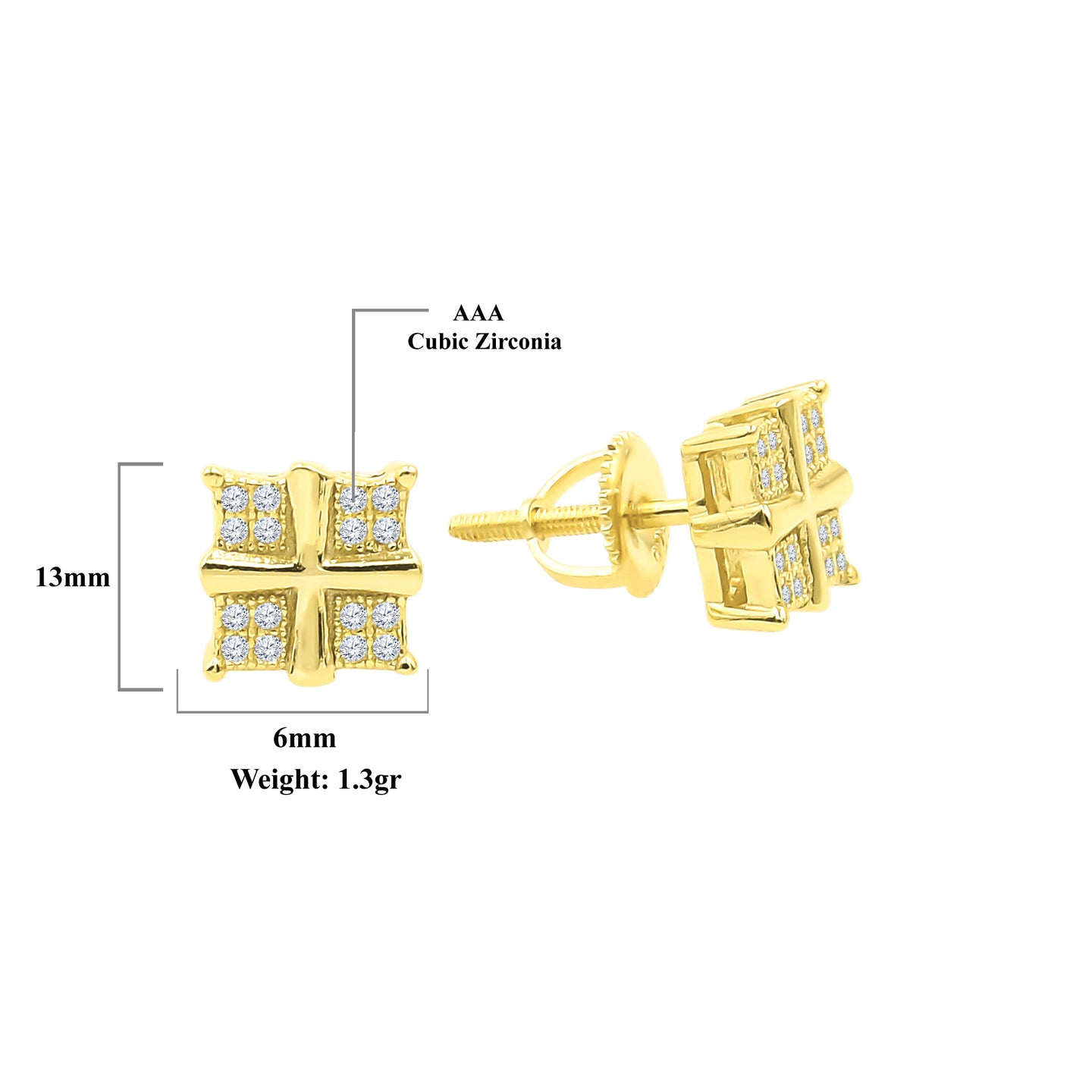 Miniature Screw Back Earrings | 9212232