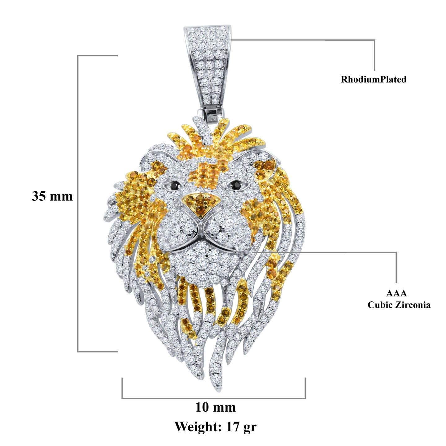 FEROCIOUSLY Silver PENDANT | 9212512