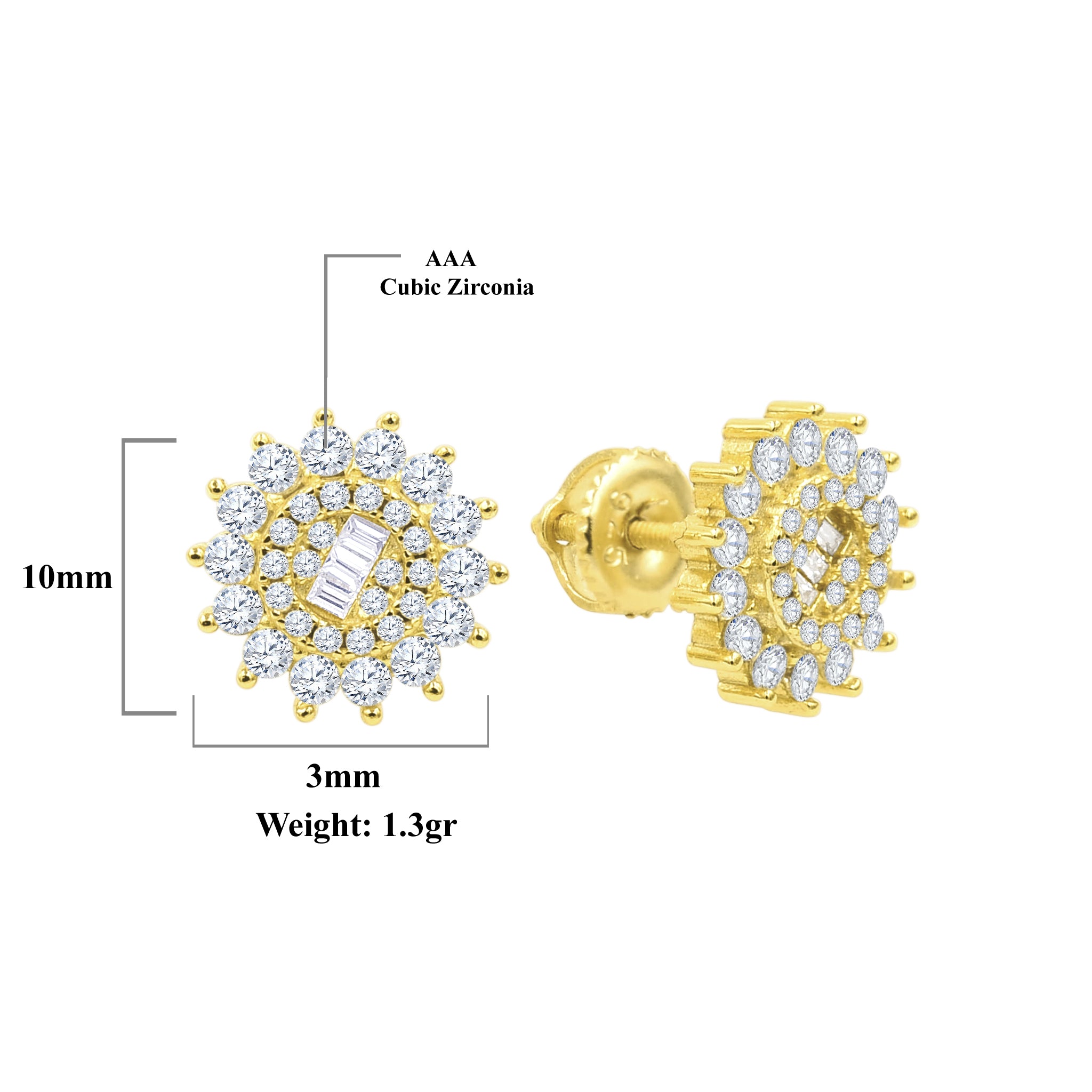 Lavishly elegant stud 925 Silver Earrings | 9212942