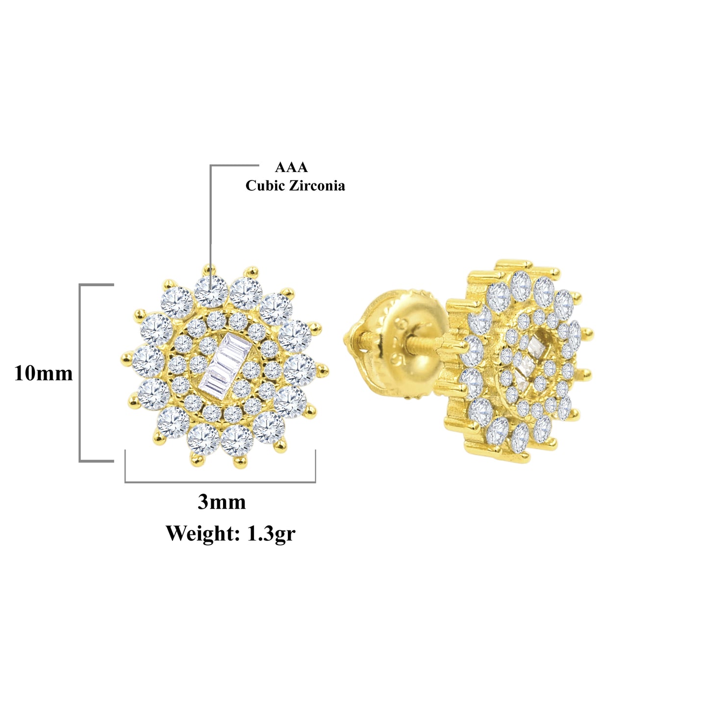 Lavishly elegant stud 925 Silver Earrings | 9212942