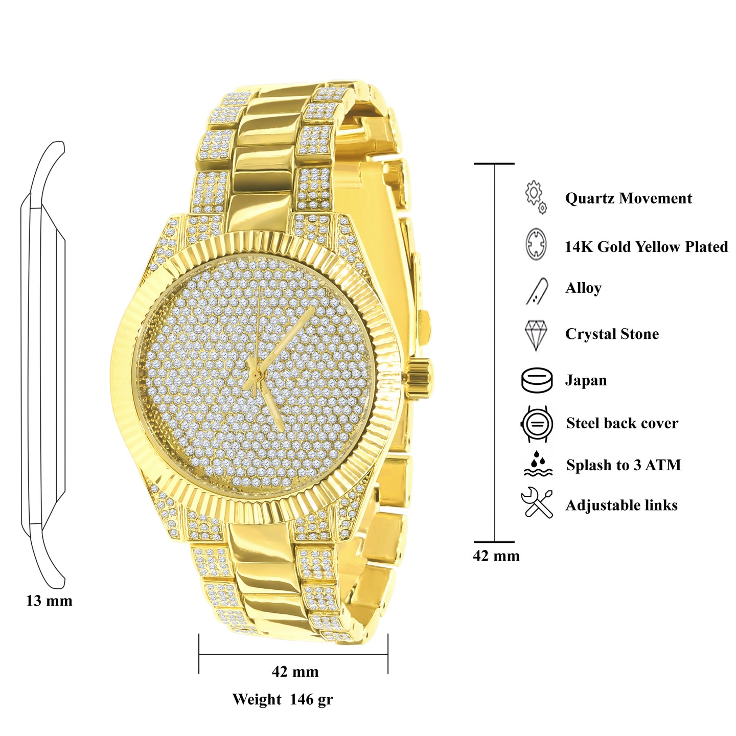 Personified Ultra Bling Watch | 562672