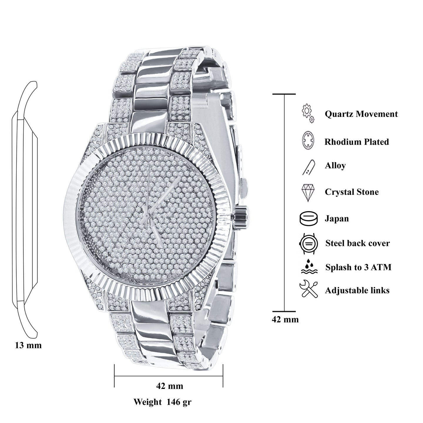 Personified Ultra Bling Watch | 562671