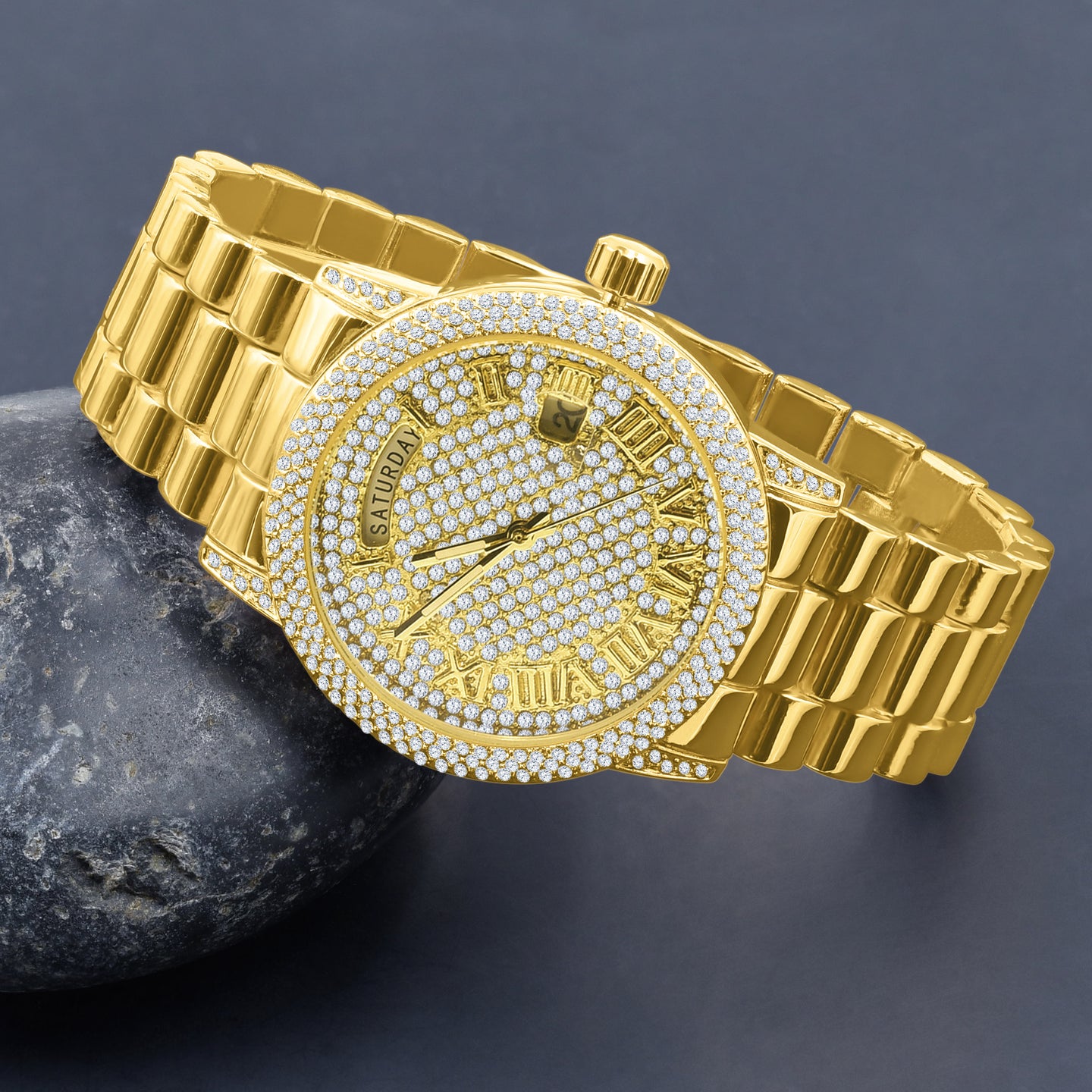 FLABBERGASTING BLING METAL WATCH I 562642