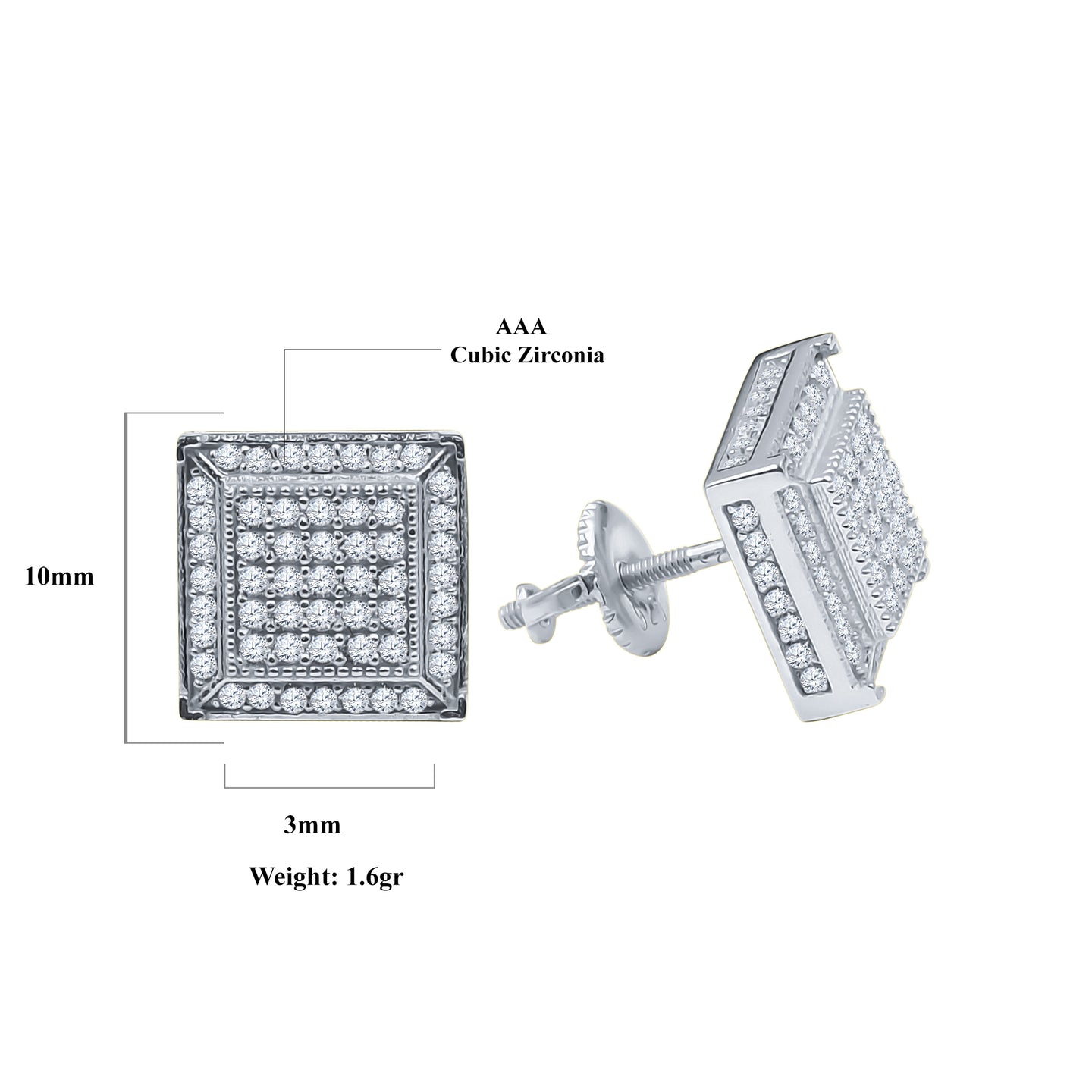 GRAND-DELUXE SCREW BACK EARRINGS | 9212991