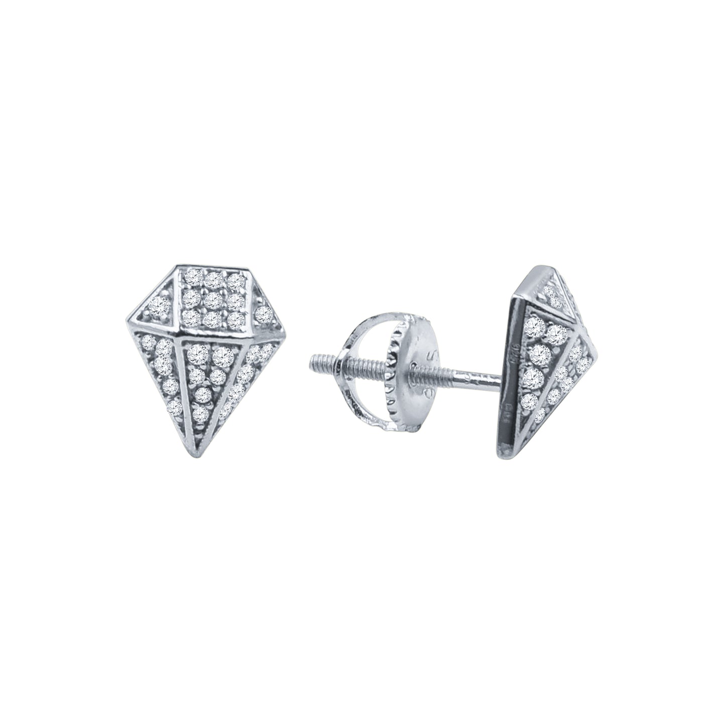 LOZENGE SCREW BACK EARRINGS | 9212951