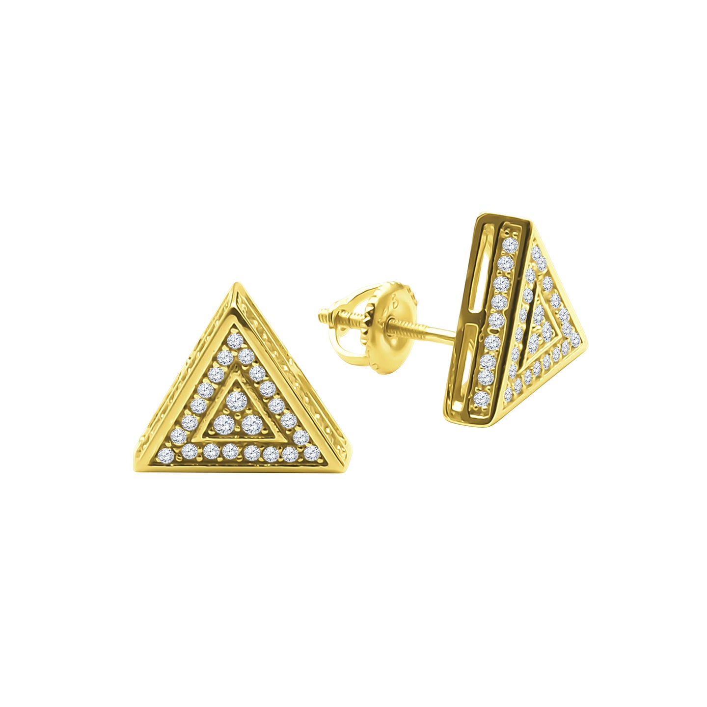 Trigonal Screw Back earrings | 9212822