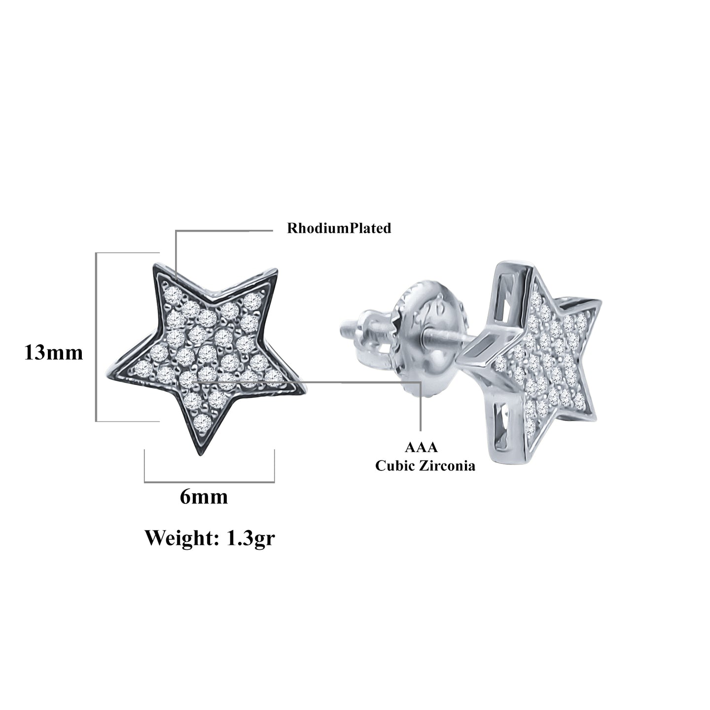 STEEZY SCREW BACK EARRINGS | 9213001