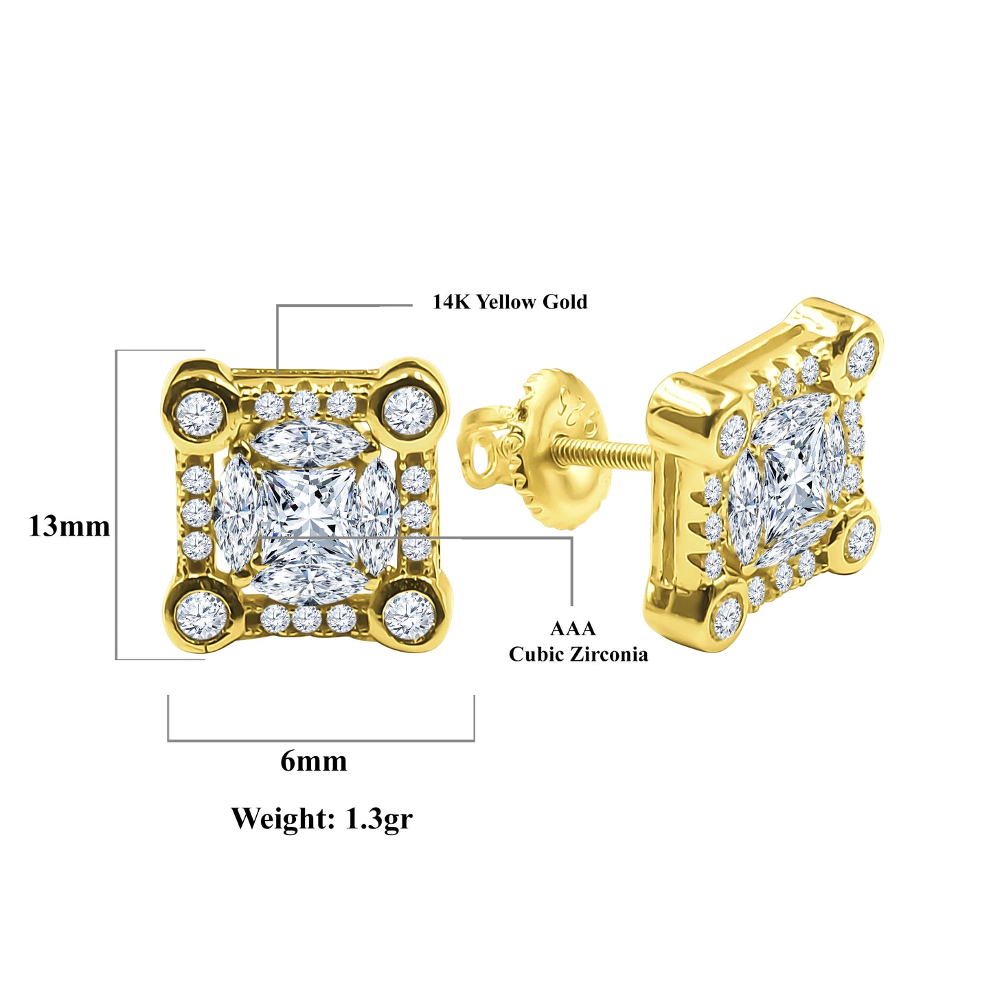 EDIFY SCREW BACK EARRINGS | 9212742