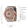Conspicious Bling Leather Watch | 5110365