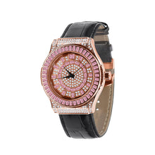 Conspicious Bling Leather Watch | 51103633