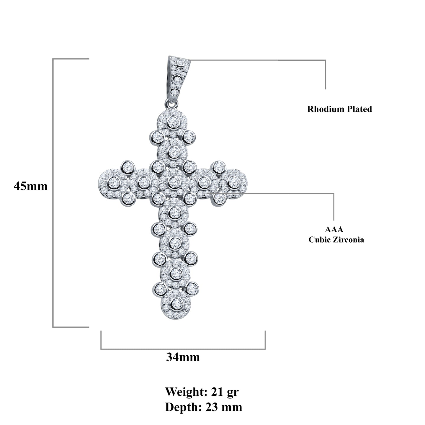 REVERENT SILVER PENDANT | 9213821