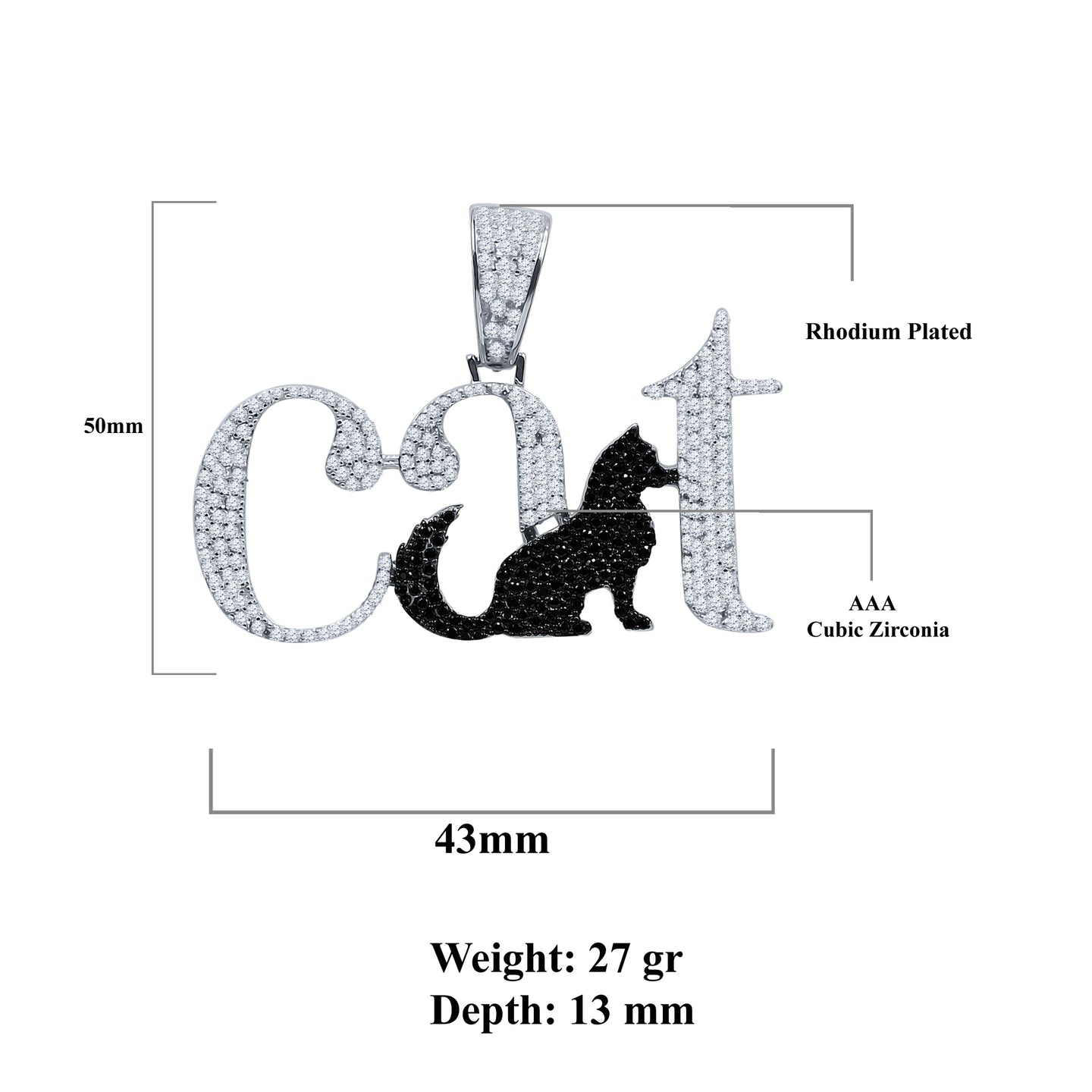FELINE SILVER PENDANT | 9213921