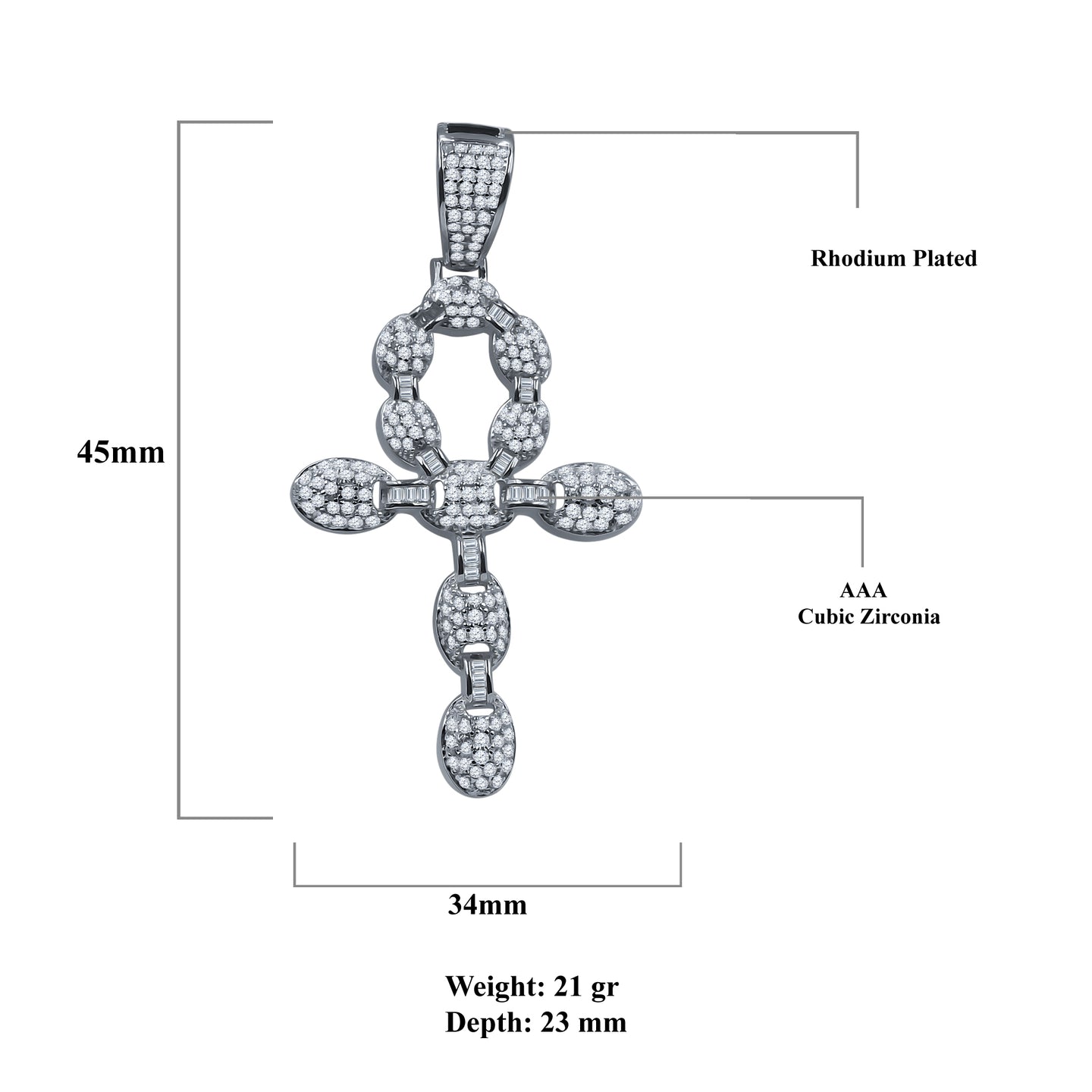 AARONIC SILVER PENDANT | 9213801