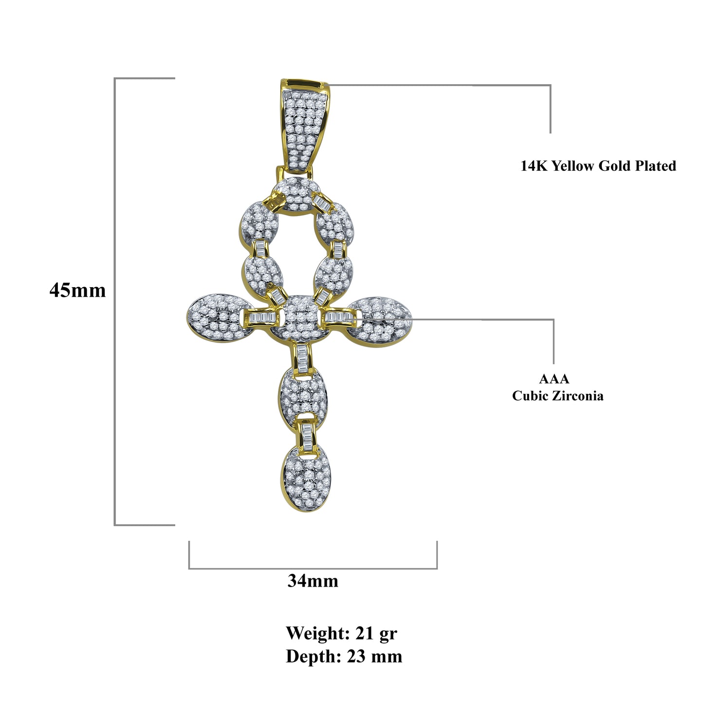 Aaronic Silver Pendant | 9213802