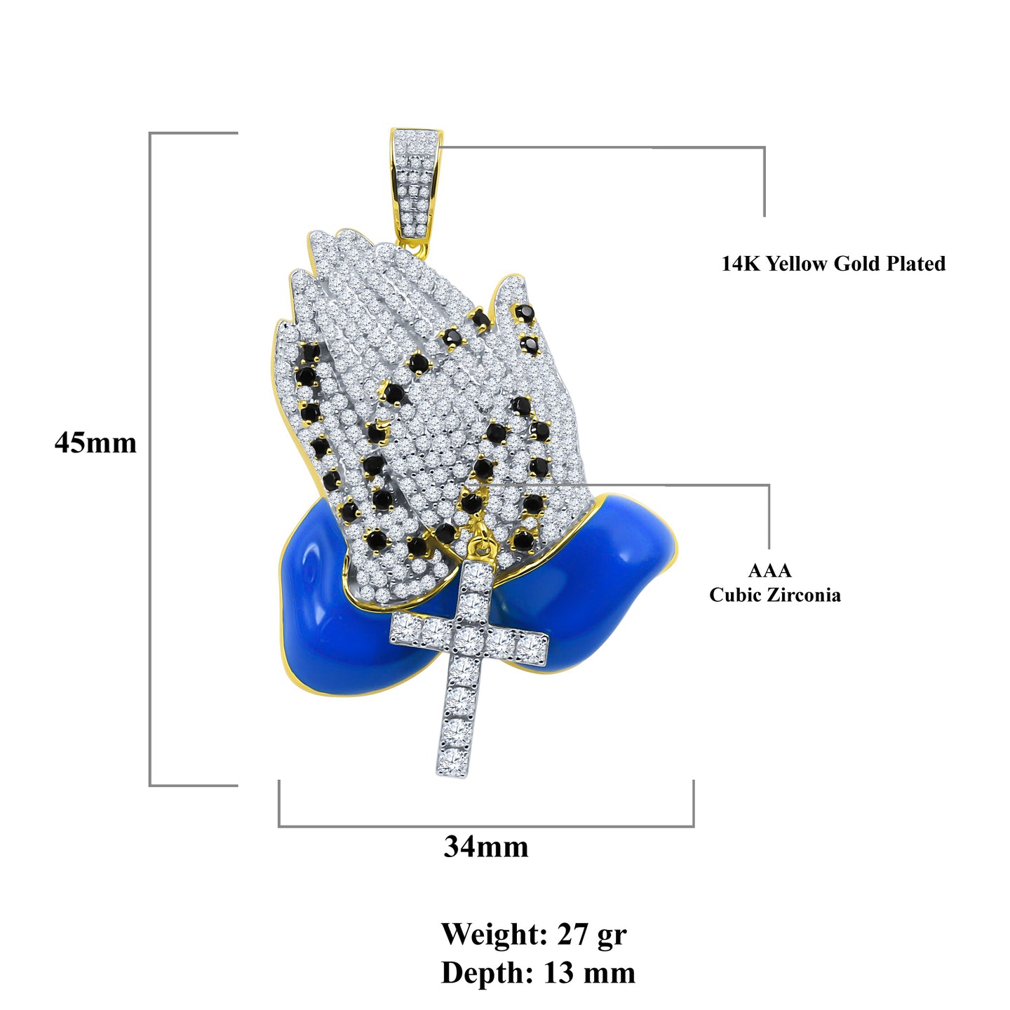 Divine Silver Pendant | 9213812