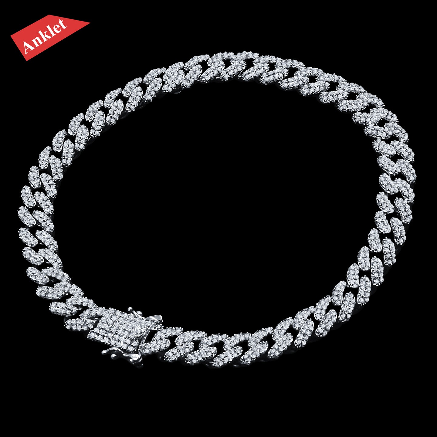 GLINT 8MM CUBAN ANKLET I 962771
