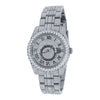 ROYALTY STEEL AUTOMATIC ICED-OUT WATCH | 530611