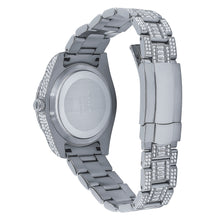 ROYALTY STEEL AUTOMATIC ICED-OUT WATCH | 530611